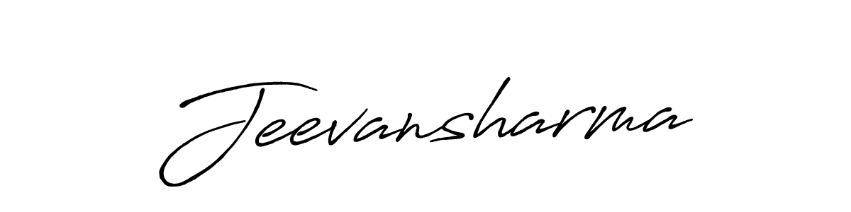 Also we have Jeevansharma name is the best signature style. Create professional handwritten signature collection using Antro_Vectra_Bolder autograph style. Jeevansharma signature style 7 images and pictures png