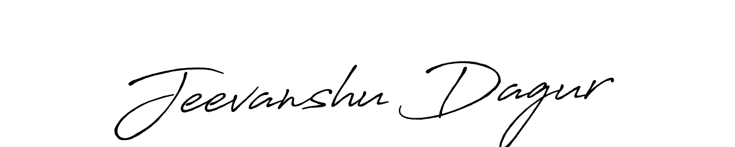 Also we have Jeevanshu Dagur name is the best signature style. Create professional handwritten signature collection using Antro_Vectra_Bolder autograph style. Jeevanshu Dagur signature style 7 images and pictures png