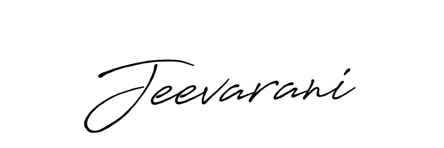 Also we have Jeevarani name is the best signature style. Create professional handwritten signature collection using Antro_Vectra_Bolder autograph style. Jeevarani signature style 7 images and pictures png
