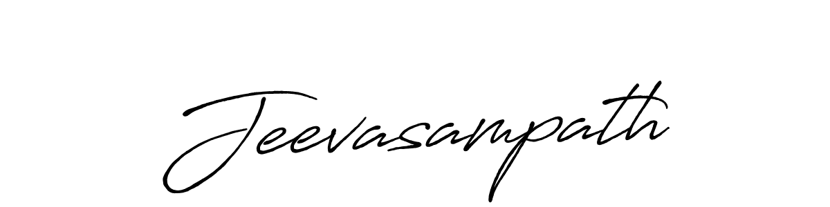 Design your own signature with our free online signature maker. With this signature software, you can create a handwritten (Antro_Vectra_Bolder) signature for name Jeevasampath. Jeevasampath signature style 7 images and pictures png