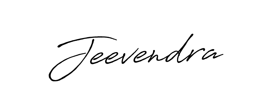 Create a beautiful signature design for name Jeevendra. With this signature (Antro_Vectra_Bolder) fonts, you can make a handwritten signature for free. Jeevendra signature style 7 images and pictures png