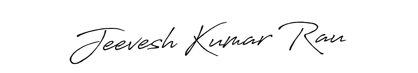 Antro_Vectra_Bolder is a professional signature style that is perfect for those who want to add a touch of class to their signature. It is also a great choice for those who want to make their signature more unique. Get Jeevesh Kumar Rau name to fancy signature for free. Jeevesh Kumar Rau signature style 7 images and pictures png
