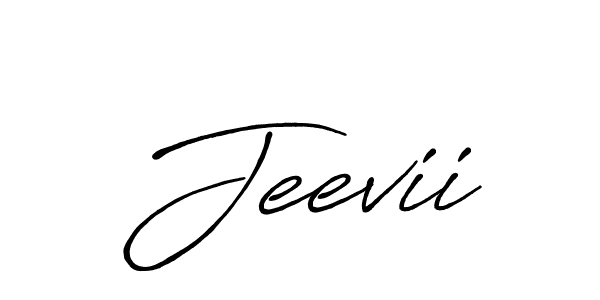 Antro_Vectra_Bolder is a professional signature style that is perfect for those who want to add a touch of class to their signature. It is also a great choice for those who want to make their signature more unique. Get Jeevii name to fancy signature for free. Jeevii signature style 7 images and pictures png
