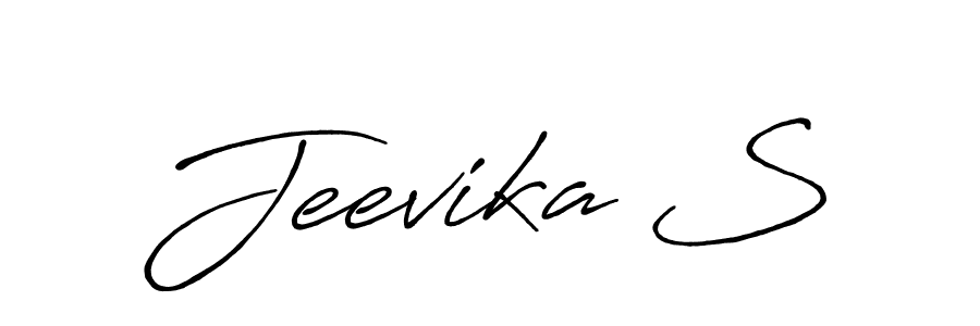 Also You can easily find your signature by using the search form. We will create Jeevika S name handwritten signature images for you free of cost using Antro_Vectra_Bolder sign style. Jeevika S signature style 7 images and pictures png