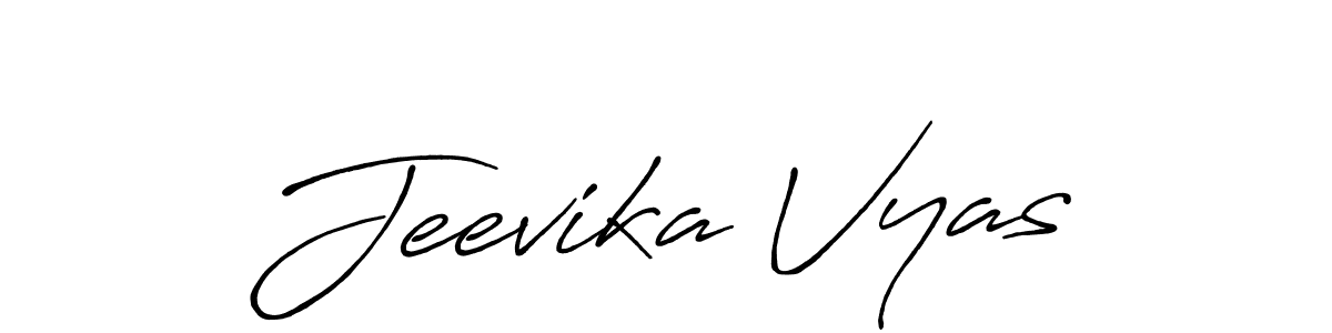 Make a beautiful signature design for name Jeevika Vyas. Use this online signature maker to create a handwritten signature for free. Jeevika Vyas signature style 7 images and pictures png