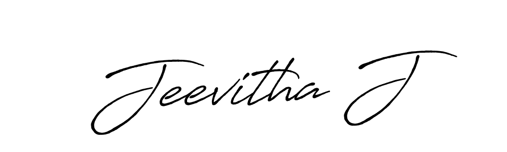 How to Draw Jeevitha J signature style? Antro_Vectra_Bolder is a latest design signature styles for name Jeevitha J. Jeevitha J signature style 7 images and pictures png