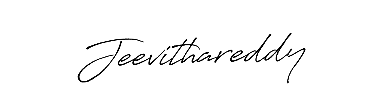 The best way (Antro_Vectra_Bolder) to make a short signature is to pick only two or three words in your name. The name Jeevithareddy include a total of six letters. For converting this name. Jeevithareddy signature style 7 images and pictures png