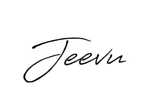 Antro_Vectra_Bolder is a professional signature style that is perfect for those who want to add a touch of class to their signature. It is also a great choice for those who want to make their signature more unique. Get Jeevu name to fancy signature for free. Jeevu signature style 7 images and pictures png