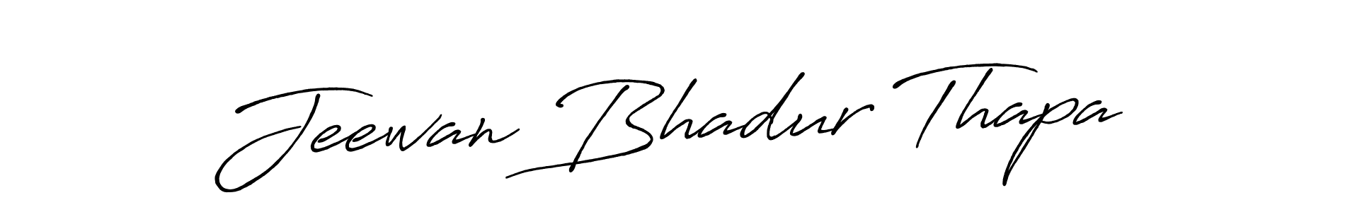 Design your own signature with our free online signature maker. With this signature software, you can create a handwritten (Antro_Vectra_Bolder) signature for name Jeewan Bhadur Thapa. Jeewan Bhadur Thapa signature style 7 images and pictures png