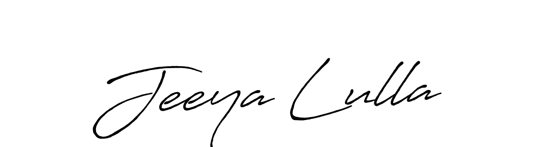 Also You can easily find your signature by using the search form. We will create Jeeya Lulla name handwritten signature images for you free of cost using Antro_Vectra_Bolder sign style. Jeeya Lulla signature style 7 images and pictures png