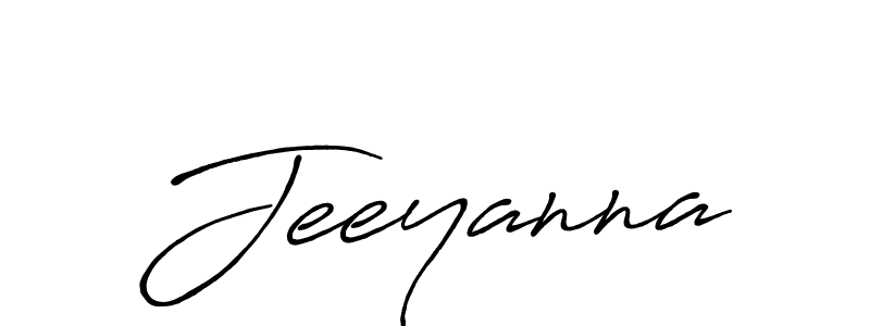 How to make Jeeyanna name signature. Use Antro_Vectra_Bolder style for creating short signs online. This is the latest handwritten sign. Jeeyanna signature style 7 images and pictures png