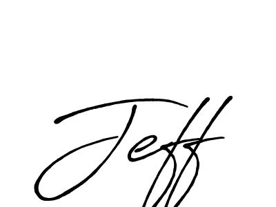 Design your own signature with our free online signature maker. With this signature software, you can create a handwritten (Antro_Vectra_Bolder) signature for name Jeff. Jeff signature style 7 images and pictures png