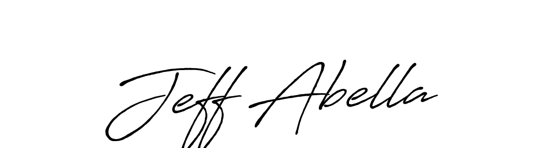 Also You can easily find your signature by using the search form. We will create Jeff Abella name handwritten signature images for you free of cost using Antro_Vectra_Bolder sign style. Jeff Abella signature style 7 images and pictures png