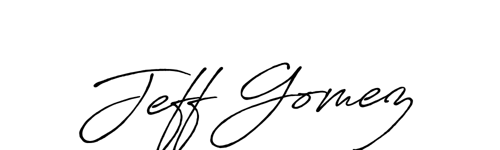Antro_Vectra_Bolder is a professional signature style that is perfect for those who want to add a touch of class to their signature. It is also a great choice for those who want to make their signature more unique. Get Jeff Gomez name to fancy signature for free. Jeff Gomez signature style 7 images and pictures png