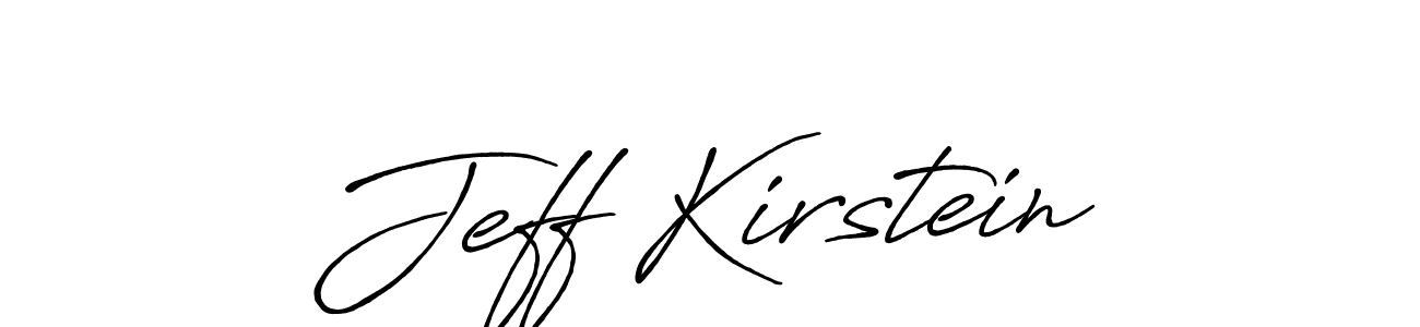 You should practise on your own different ways (Antro_Vectra_Bolder) to write your name (Jeff Kirstein) in signature. don't let someone else do it for you. Jeff Kirstein signature style 7 images and pictures png