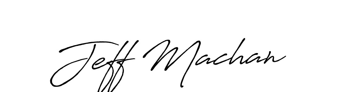 Antro_Vectra_Bolder is a professional signature style that is perfect for those who want to add a touch of class to their signature. It is also a great choice for those who want to make their signature more unique. Get Jeff Machan name to fancy signature for free. Jeff Machan signature style 7 images and pictures png