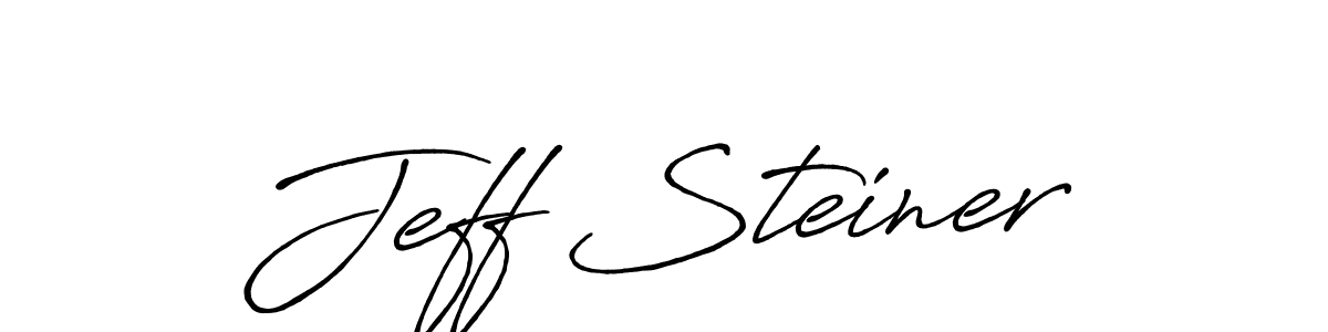 How to make Jeff Steiner signature? Antro_Vectra_Bolder is a professional autograph style. Create handwritten signature for Jeff Steiner name. Jeff Steiner signature style 7 images and pictures png