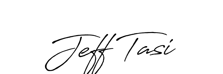 Design your own signature with our free online signature maker. With this signature software, you can create a handwritten (Antro_Vectra_Bolder) signature for name Jeff Tasi. Jeff Tasi signature style 7 images and pictures png