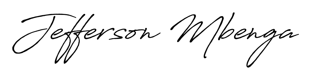 It looks like you need a new signature style for name Jefferson Mbenga. Design unique handwritten (Antro_Vectra_Bolder) signature with our free signature maker in just a few clicks. Jefferson Mbenga signature style 7 images and pictures png