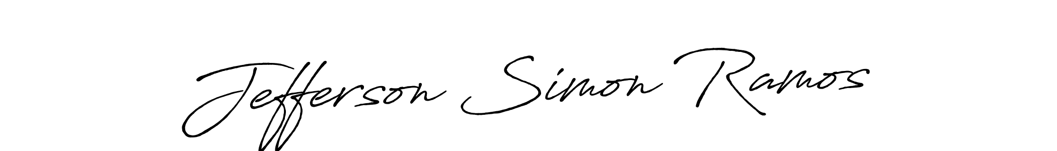 Make a beautiful signature design for name Jefferson Simon Ramos. Use this online signature maker to create a handwritten signature for free. Jefferson Simon Ramos signature style 7 images and pictures png