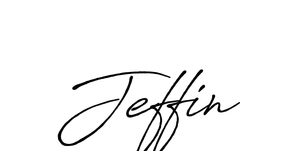 if you are searching for the best signature style for your name Jeffin. so please give up your signature search. here we have designed multiple signature styles  using Antro_Vectra_Bolder. Jeffin signature style 7 images and pictures png