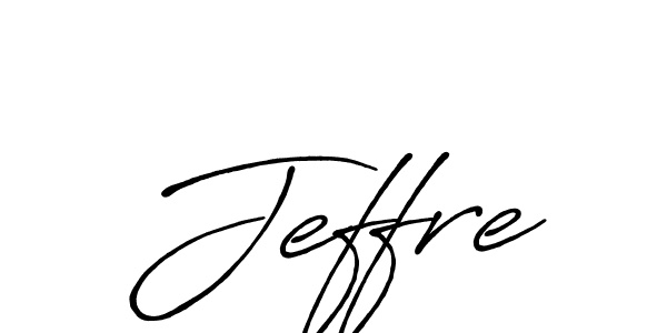 It looks lik you need a new signature style for name Jeffre. Design unique handwritten (Antro_Vectra_Bolder) signature with our free signature maker in just a few clicks. Jeffre signature style 7 images and pictures png