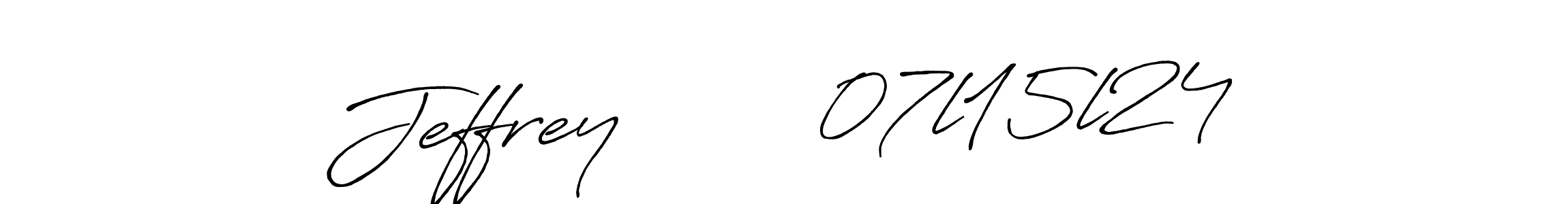 Similarly Antro_Vectra_Bolder is the best handwritten signature design. Signature creator online .You can use it as an online autograph creator for name Jeffrey        07l15l24. Jeffrey        07l15l24 signature style 7 images and pictures png