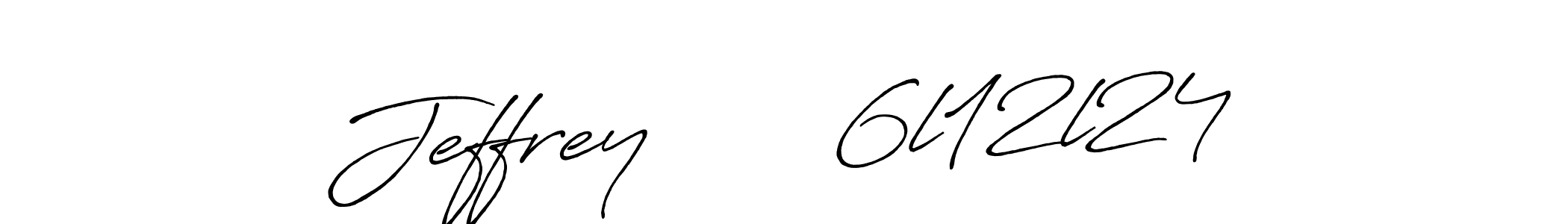Make a beautiful signature design for name Jeffrey       6l12l24. With this signature (Antro_Vectra_Bolder) style, you can create a handwritten signature for free. Jeffrey       6l12l24 signature style 7 images and pictures png