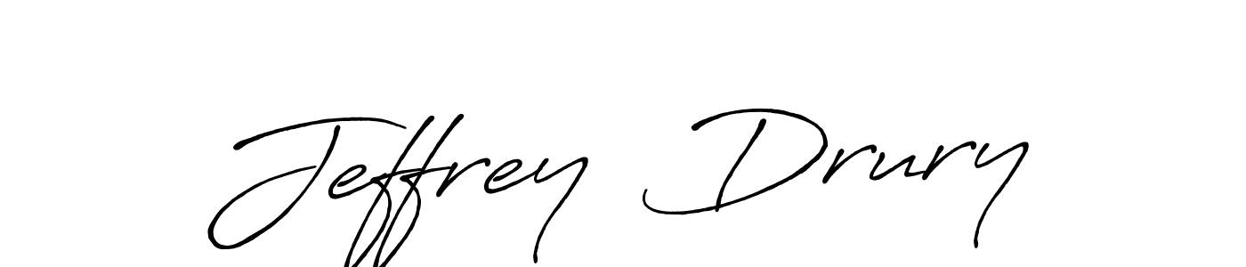 The best way (Antro_Vectra_Bolder) to make a short signature is to pick only two or three words in your name. The name Jeffrey  Drury include a total of six letters. For converting this name. Jeffrey  Drury signature style 7 images and pictures png