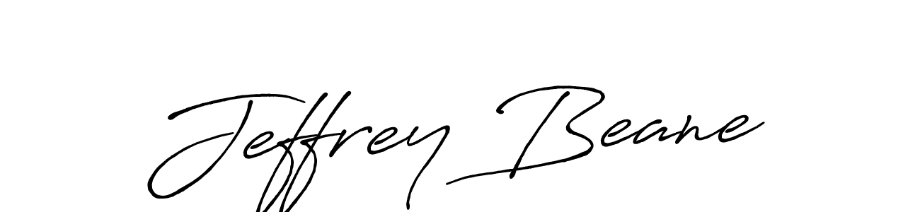 Jeffrey Beane stylish signature style. Best Handwritten Sign (Antro_Vectra_Bolder) for my name. Handwritten Signature Collection Ideas for my name Jeffrey Beane. Jeffrey Beane signature style 7 images and pictures png