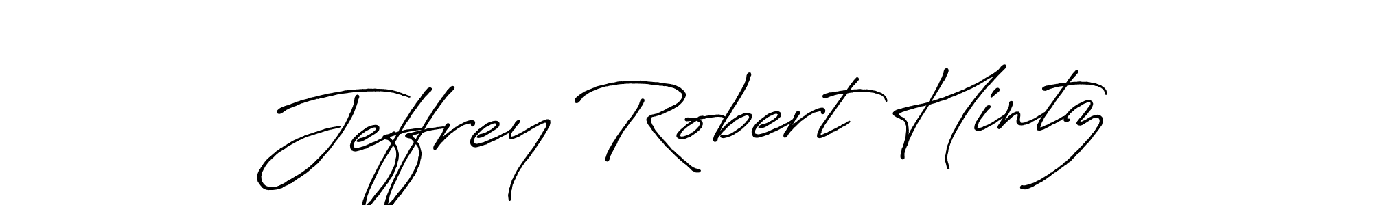 Design your own signature with our free online signature maker. With this signature software, you can create a handwritten (Antro_Vectra_Bolder) signature for name Jeffrey Robert Hintz. Jeffrey Robert Hintz signature style 7 images and pictures png