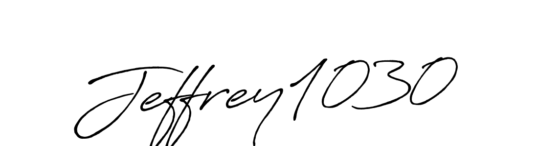 Jeffrey1030 stylish signature style. Best Handwritten Sign (Antro_Vectra_Bolder) for my name. Handwritten Signature Collection Ideas for my name Jeffrey1030. Jeffrey1030 signature style 7 images and pictures png