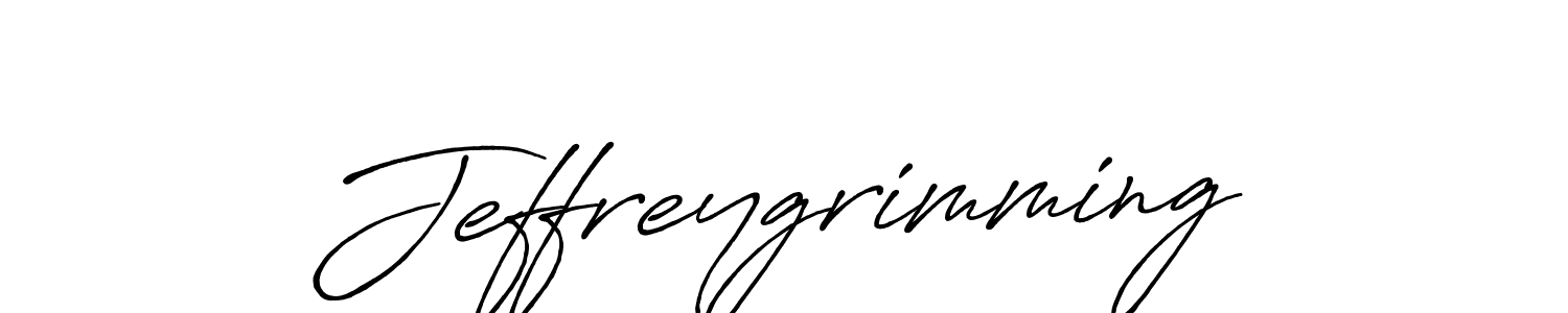 How to make Jeffreygrimming name signature. Use Antro_Vectra_Bolder style for creating short signs online. This is the latest handwritten sign. Jeffreygrimming signature style 7 images and pictures png