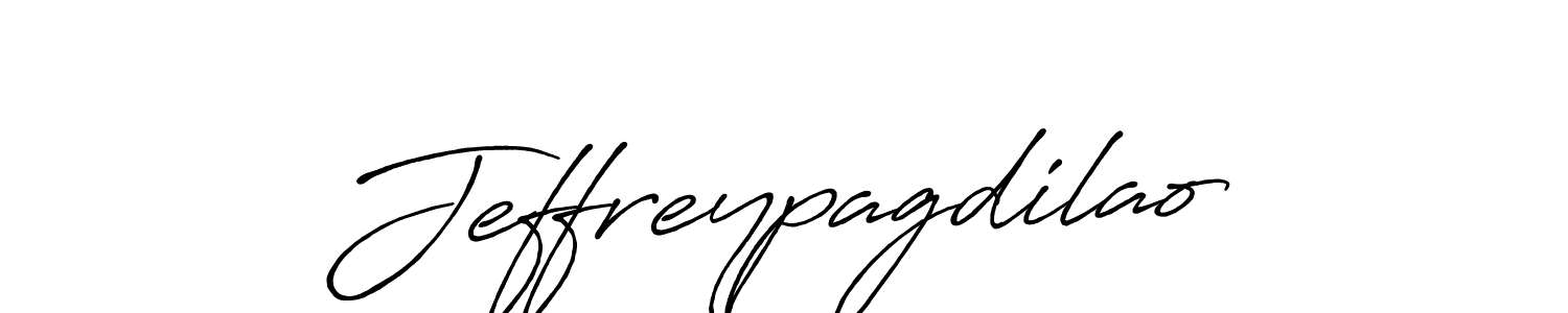 Also we have Jeffreypagdilao name is the best signature style. Create professional handwritten signature collection using Antro_Vectra_Bolder autograph style. Jeffreypagdilao signature style 7 images and pictures png