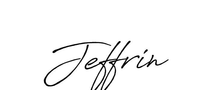 Similarly Antro_Vectra_Bolder is the best handwritten signature design. Signature creator online .You can use it as an online autograph creator for name Jeffrin. Jeffrin signature style 7 images and pictures png