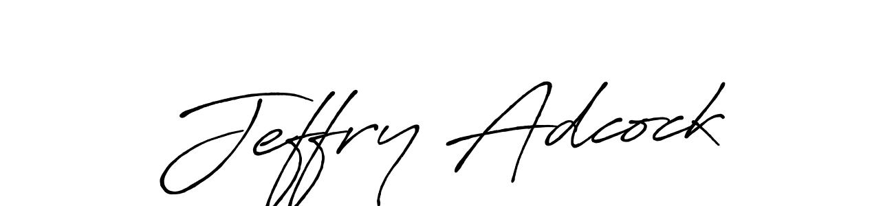 Design your own signature with our free online signature maker. With this signature software, you can create a handwritten (Antro_Vectra_Bolder) signature for name Jeffry Adcock. Jeffry Adcock signature style 7 images and pictures png