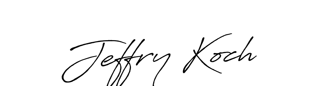 Use a signature maker to create a handwritten signature online. With this signature software, you can design (Antro_Vectra_Bolder) your own signature for name Jeffry Koch. Jeffry Koch signature style 7 images and pictures png