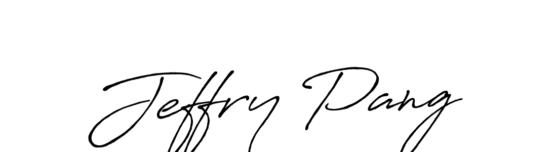 It looks lik you need a new signature style for name Jeffry Pang. Design unique handwritten (Antro_Vectra_Bolder) signature with our free signature maker in just a few clicks. Jeffry Pang signature style 7 images and pictures png