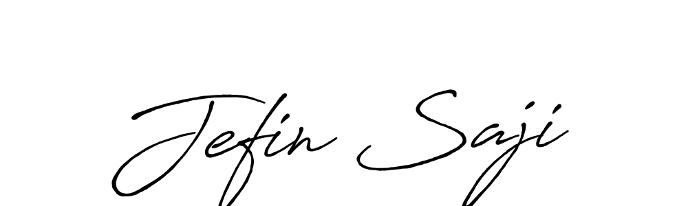 if you are searching for the best signature style for your name Jefin Saji. so please give up your signature search. here we have designed multiple signature styles  using Antro_Vectra_Bolder. Jefin Saji signature style 7 images and pictures png