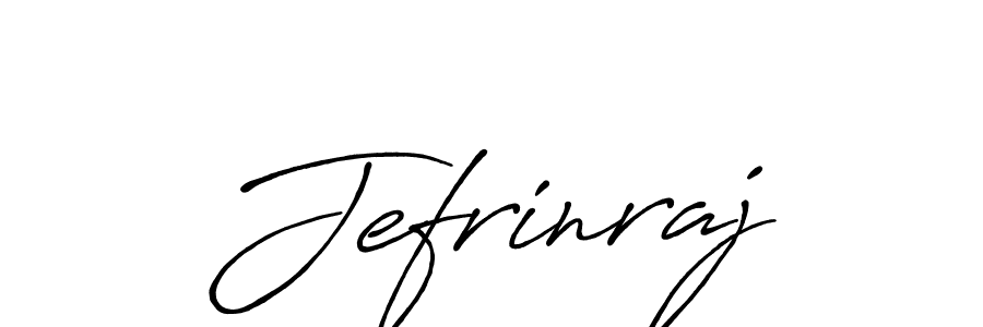 Use a signature maker to create a handwritten signature online. With this signature software, you can design (Antro_Vectra_Bolder) your own signature for name Jefrinraj. Jefrinraj signature style 7 images and pictures png