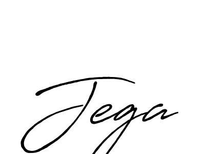 Use a signature maker to create a handwritten signature online. With this signature software, you can design (Antro_Vectra_Bolder) your own signature for name Jega. Jega signature style 7 images and pictures png