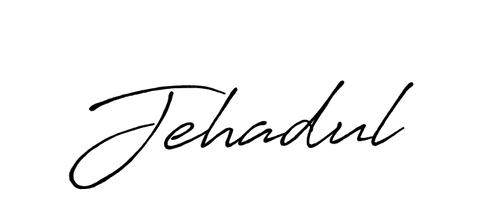 Jehadul stylish signature style. Best Handwritten Sign (Antro_Vectra_Bolder) for my name. Handwritten Signature Collection Ideas for my name Jehadul. Jehadul signature style 7 images and pictures png