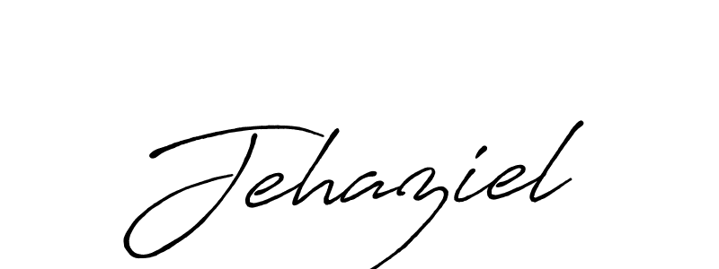 Create a beautiful signature design for name Jehaziel. With this signature (Antro_Vectra_Bolder) fonts, you can make a handwritten signature for free. Jehaziel signature style 7 images and pictures png