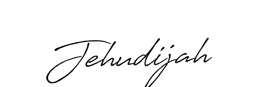 Create a beautiful signature design for name Jehudijah. With this signature (Antro_Vectra_Bolder) fonts, you can make a handwritten signature for free. Jehudijah signature style 7 images and pictures png