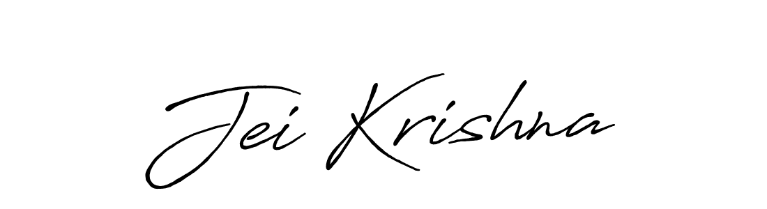 Use a signature maker to create a handwritten signature online. With this signature software, you can design (Antro_Vectra_Bolder) your own signature for name Jei Krishna. Jei Krishna signature style 7 images and pictures png