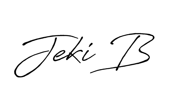 Best and Professional Signature Style for Jeki B. Antro_Vectra_Bolder Best Signature Style Collection. Jeki B signature style 7 images and pictures png