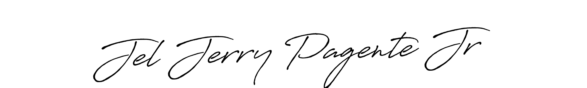 Also we have Jel Jerry Pagente Jr name is the best signature style. Create professional handwritten signature collection using Antro_Vectra_Bolder autograph style. Jel Jerry Pagente Jr signature style 7 images and pictures png