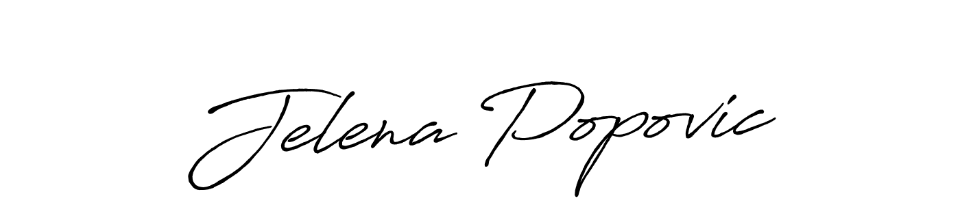 Make a beautiful signature design for name Jelena Popovic. Use this online signature maker to create a handwritten signature for free. Jelena Popovic signature style 7 images and pictures png