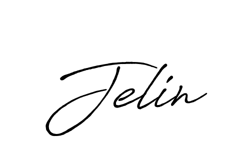 How to make Jelin name signature. Use Antro_Vectra_Bolder style for creating short signs online. This is the latest handwritten sign. Jelin signature style 7 images and pictures png