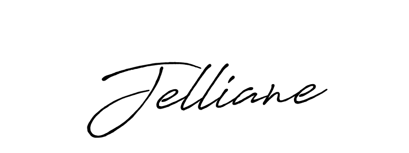 Also we have Jelliane name is the best signature style. Create professional handwritten signature collection using Antro_Vectra_Bolder autograph style. Jelliane signature style 7 images and pictures png